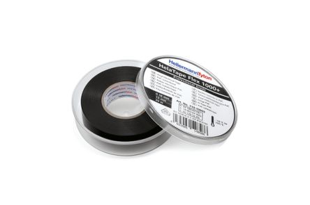 HellermannTyton Black PVC Electrical Insulation Tape, 19mm x 20m