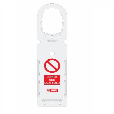 RS PRO 10Each x 'Scaffold Safety Tag' Lockout Tag