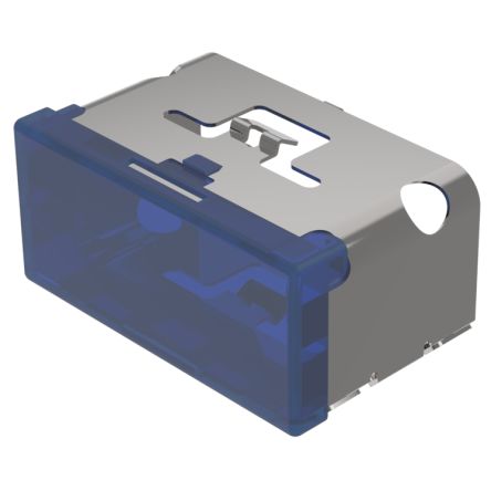 EAO Indicator Lens Rectangle Style, Blue, 38 Long