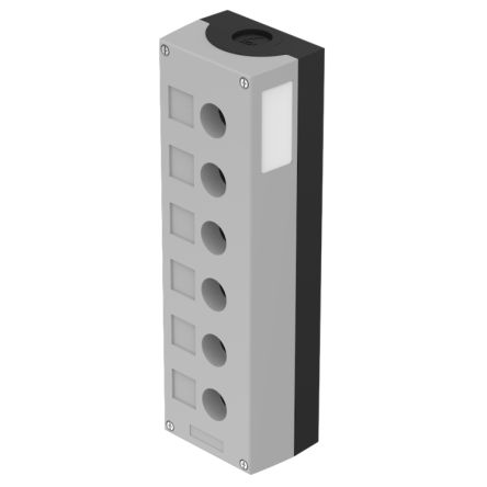 EAO 45-47 Series Grey Metal General Purpose Enclosure, IP67, IP69K, 285 x 85 x 64