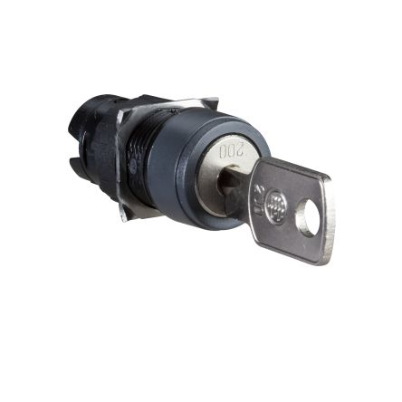 Schneider Electric Harmony Series 3 Position Selector Switch Head, 16mm Cutout, Black Handle