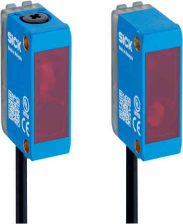 SICK Through Beam Photoelectric Sensor, Rectangular Sensor, 20 Detection Range