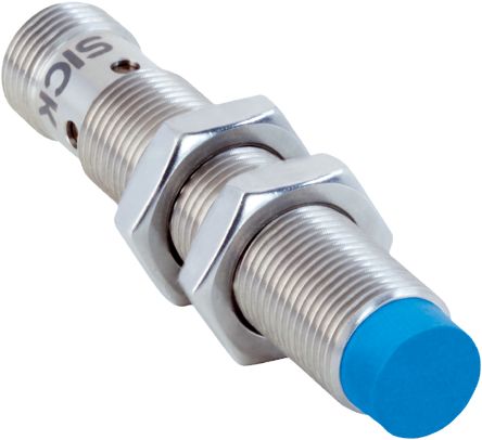 SICK Inductive Barrel Proximity Sensor, M12, 16 mm Detection, PNP NO, 10 → 30 V