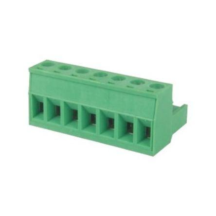 Amphenol Industrial, 5mm Pitch, TJ0371500000G, 3 Way,, Pluggable Terminal Block, Plug, Free Hanging (In-Line), Screw