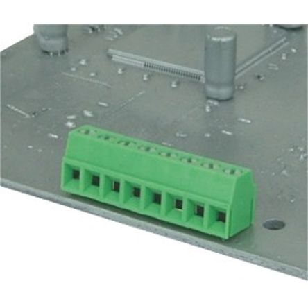 Amphenol Industrial YO0301500000G Series PCB Terminal Block, 3-Contact, 3.5mm Pitch, PCB Mount, 1-Row, Solder Pin