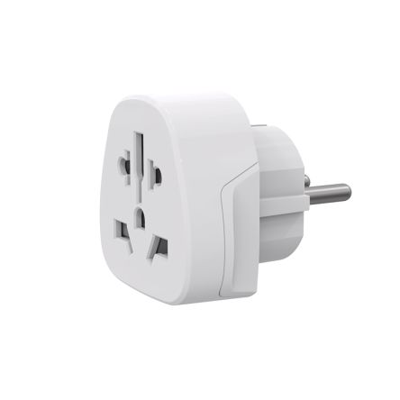 RS PRO Australia, Brazil, China, Europe, Germany, Italy, Japan, Switzerland, UK, USA to Europe, UK Travel Adapter,