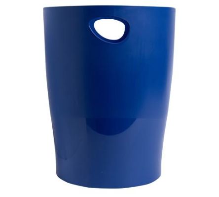 Exacompta 15L Blue PP Waste Paper Bin