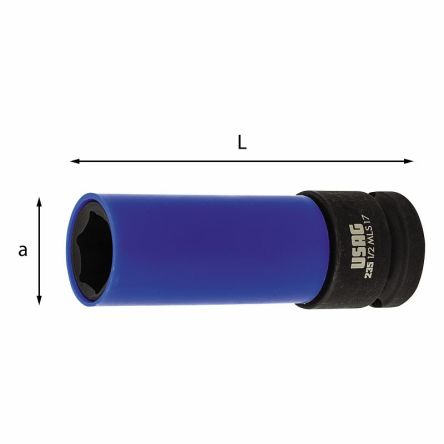Usag 19mm Hexagon, Hexagon, 19mm, 85 mm Overall Length