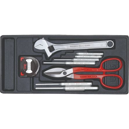 Usag 9 Piece Automotive Tool Kit Tool Kit with Tray