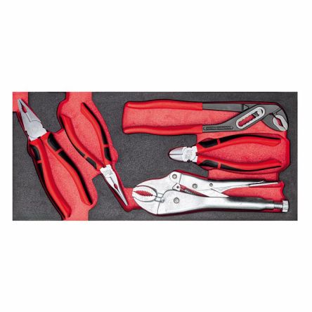 Usag 5 Piece Automotive Tool Kit Tool Kit with Tray