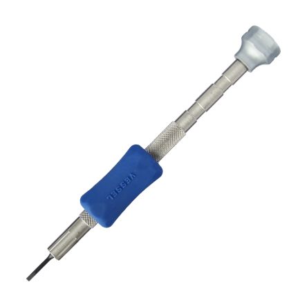 Vessel Slotted Precision Screwdriver, Ph 1.2 Tip, 10 mm Blade, 90 mm Overall