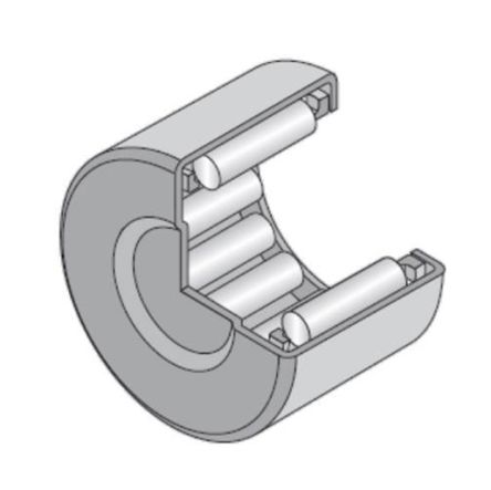 NTN BK1616 16mm I.D Needle Roller Bearing Roller Bearing, 22mm O.D