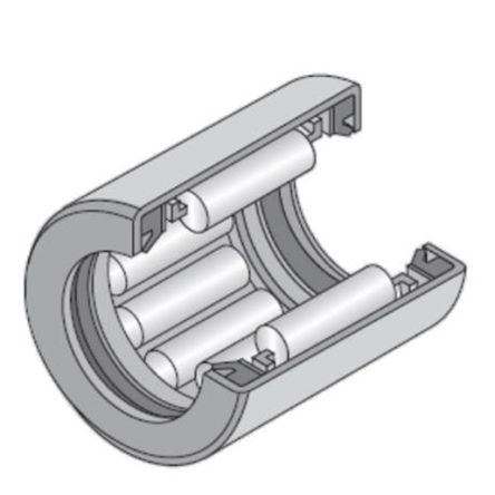 NTN HK4020LL/3AS 40mm I.D Needle Needle Roller Thrust Bearing, 47mm O.D