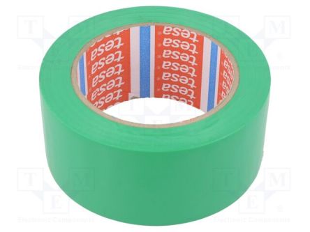 Tesa 60760-00097-16 Green PVC 33m Floor Marking Tape, 0.15mm Thickness