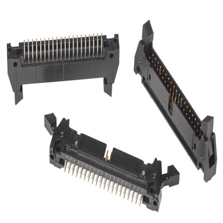 3M 3000 Series Straight Through Hole PCB Header, 40 Contact(s), 2.54mm Pitch, 2 Row(s), Shrouded