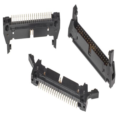 3M 3000 Series Straight Through Hole PCB Header, 40 Contact(s), 2.54mm Pitch, 2 Row(s), Shrouded