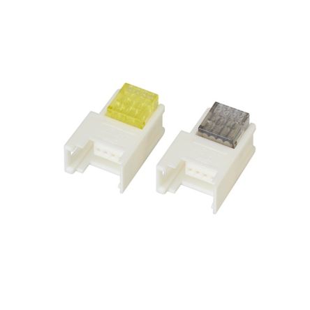 3M 4-Way Connector Socket for Panel Mount, 1-Row