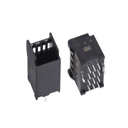 3M 16-Way Connector for Cable Mount, 4-Row