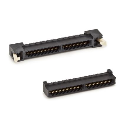 3M SPD08 Series Receptacle Edge Connector, Board Mount, 30-Contacts, 0.8mm Pitch, 2-Row, Cable Termination
