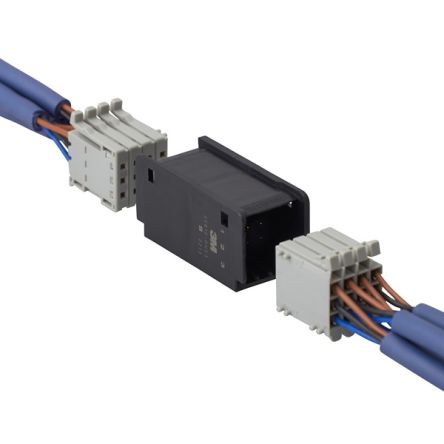 3M 16-Way Connector Socket for Panel Mount, 4-Row