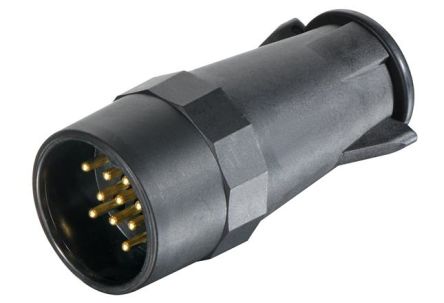 HARTING Circular Connectors, 13 Contacts, Plug-In, Plug, Male, IP69, UIC Series
