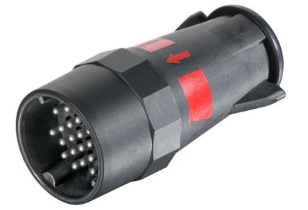HARTING Circular Connectors, 18 Contacts, Plug-In, Plug, Male, IP69, UIC Series