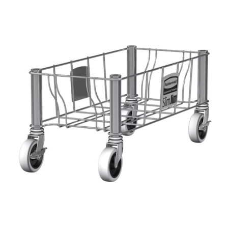 Rubbermaid Commercial Products Steel Dolly, 9.3in W x 20in L x 9in H