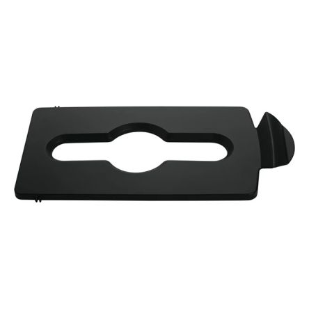 Rubbermaid Commercial Products Black Waste Bin Lid for Waste Bin, 12.7mm