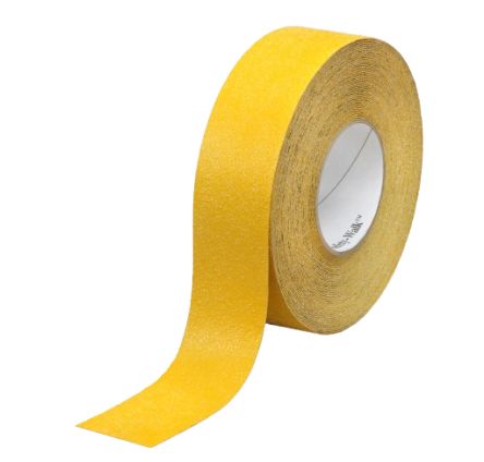 3M 7100000611 Yellow Aluminium Foil 18.m Adhesive Anti-slip Tape