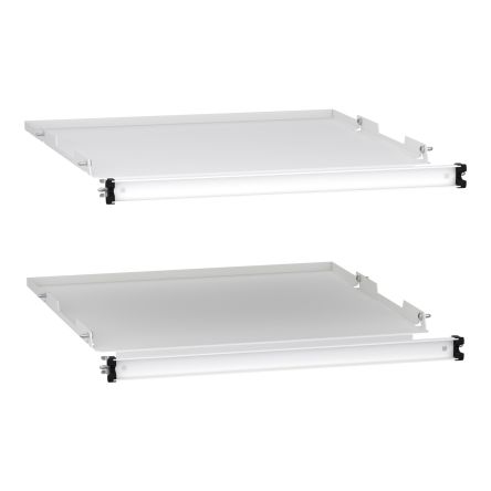 Schneider Electric PanelSeT SFN Accessoires Series Galvanised Steel Mounting Frame, 600mm W for Use with Motor Control