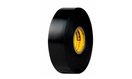 3M Super 33 Vinyl Tape Black Polyvinyl Chloride Electrical Tape, 19mm x 32.9m