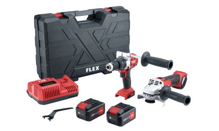 FLEX FEMA 516198 - Cordless 18V Impact Driver with 2 x 5Ah Batteries Includes Charger Cordless