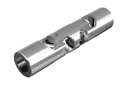 SKF Double Universal Joint Coupling, 32mm Outside Diameter, 16mm Bore, 133mm Length Flexible Coupling