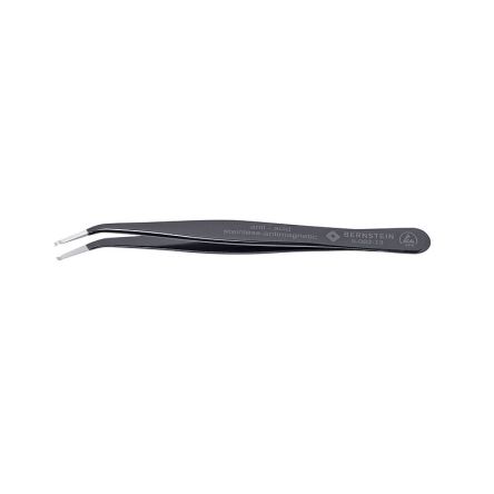 Bernstein 115 mm, Stainless Steel, Angle, ESD Tweezer