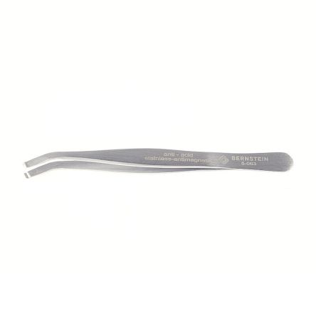 Bernstein 115 mm, Stainless Steel, Angle, Tweezer
