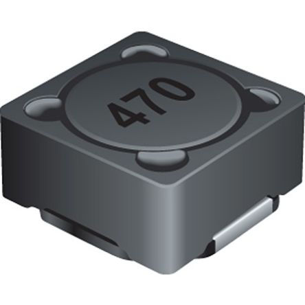 Bourns, SRR1280, 1280 Shielded Power Inductor with a Ferrite DR and RI Core, 120 μH ±20% Shielded 1.95A Idc Q:16