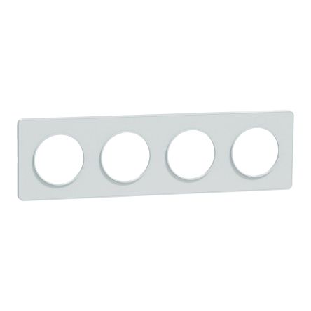 Schneider Electric White 4 Gang Light Switch Cover