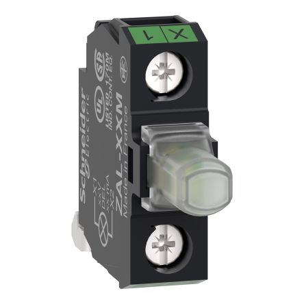 Schneider Electric Harmony XB4/XB5 Series Contact Block for Use with Push Buttons, 230V, Green Light