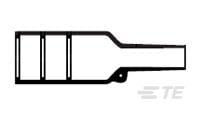TE Connectivity Cable boot Black, Elastomer Adhesive Lined, 38mm