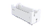 TE Connectivity 1-1969 Series Straight Board Mount PCB Header, 2 Row(s), Unshrouded