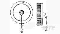 TE Connectivity Dust Cap, AMP Series