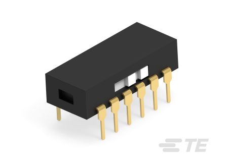 TE Connectivity PCB Slide Switch 4PDT On-On 400mA Flush