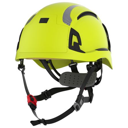 JSP EVO ALTA Yellow Hard Hats with Chin Strap,, Ventilated