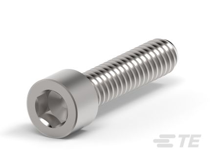 TE Connectivity Stainless Steel Stainless Steel Hex Socket Cap Head Screw