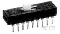 TE Connectivity Through Hole Slide Switch 4PDT (On)-(On) 3A Slide