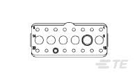 TE Connectivity PIN Pin Circular Connector Contact, Wire Size 16 AWG