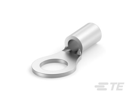 TE Connectivity, 3200 Uninsulated Ring Terminal, 10mm Stud Size, Grey