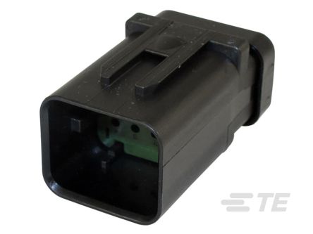 TE Connectivity, 776495 Automotive Connector PIN Black Cable Mount 8 Way, Wire Termination 776495-4