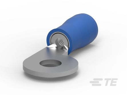 TE Connectivity, PIDG Insulated Ring Terminal, 10mm Stud Size