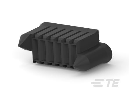 TE Connectivity Alcoswitch MPE Series Vertical Board Mount PCB Header, 6-Contact, 1-Row, 3mm Pitch, Press Fit, Through